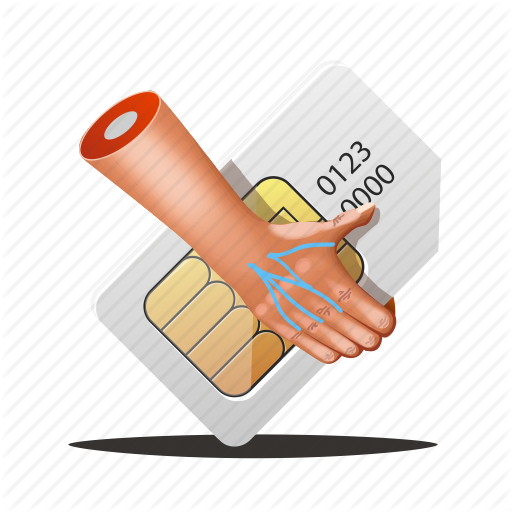 Chip, Fingers, Hands, Mobile, Sim, Simcard, Telecom Icon