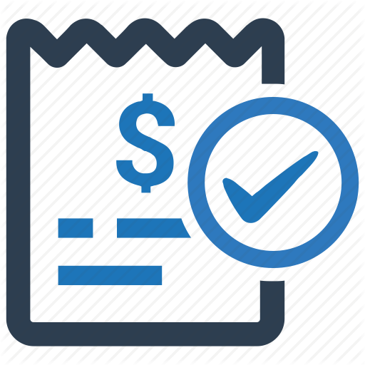 Bill, Invoice, Paid, Payment Successful, Receipt Icon