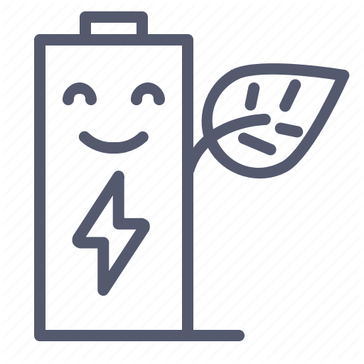Battery, Charge, Energy, Green, Recharge Icon