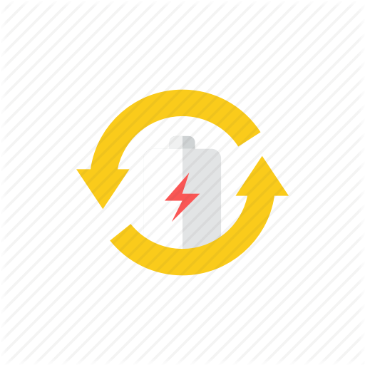 Battery, Recharge Icon