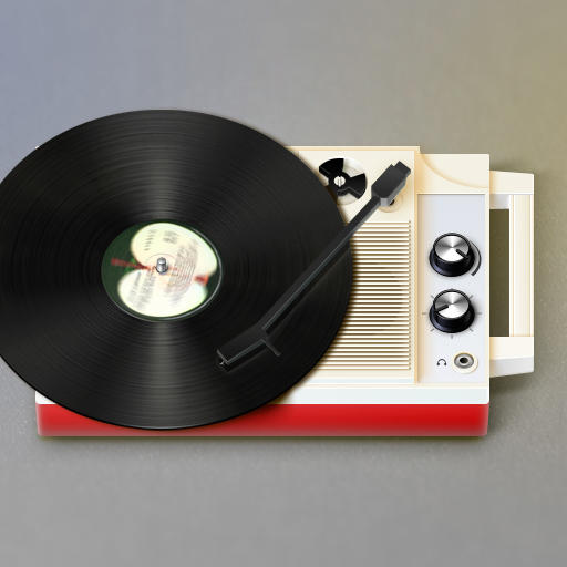 Portable Turntable Icon