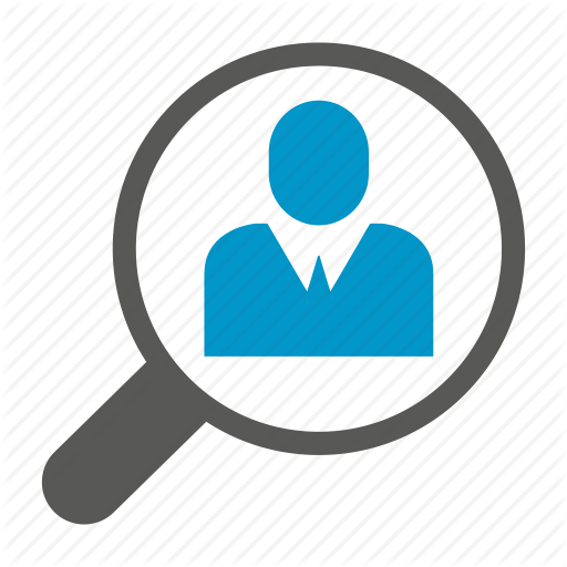Human Resource, Magnifier, People, Recruiting, Recruitment Icon