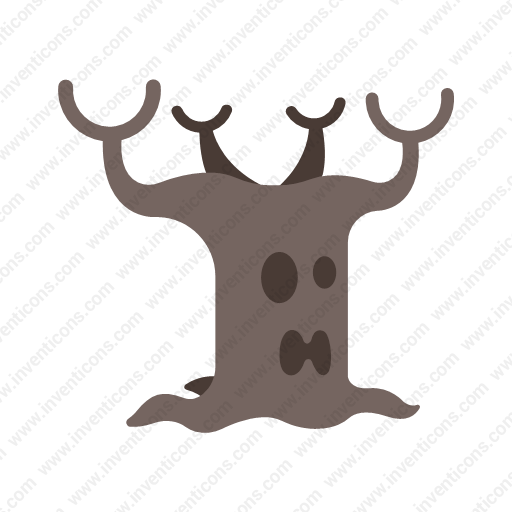 Download Scary,tree Icon Inventicons