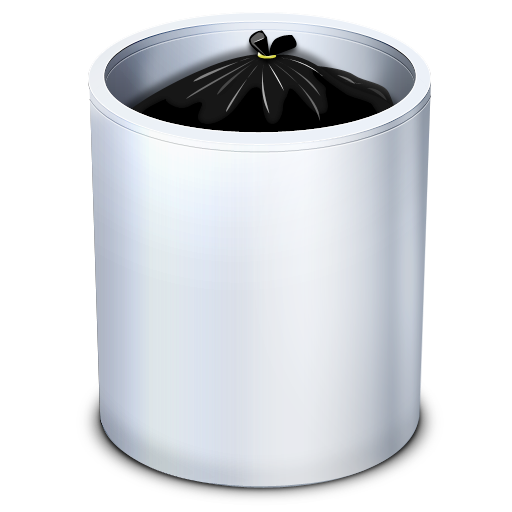 Dock, Full, Garbage, Recycle Bin, Trash Icon