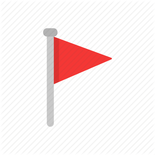 Banner, Flag, Flaglets, Red Flag Icon