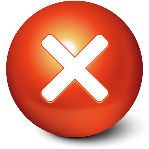 Cute Red Stop Ball Icon Png