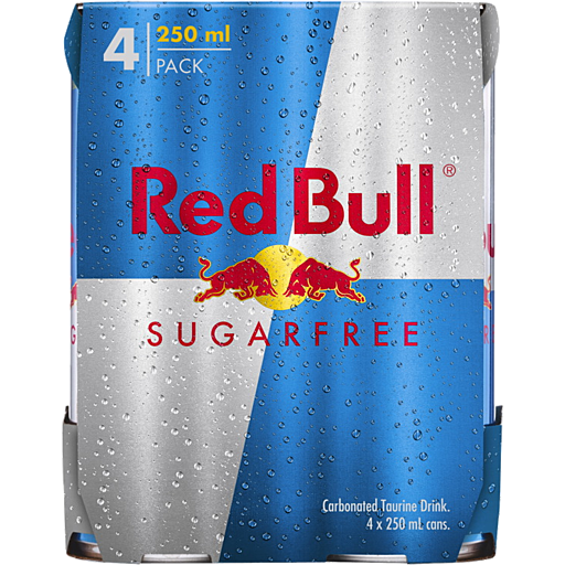 Red Bull Energy Drink Sugar Free Cans