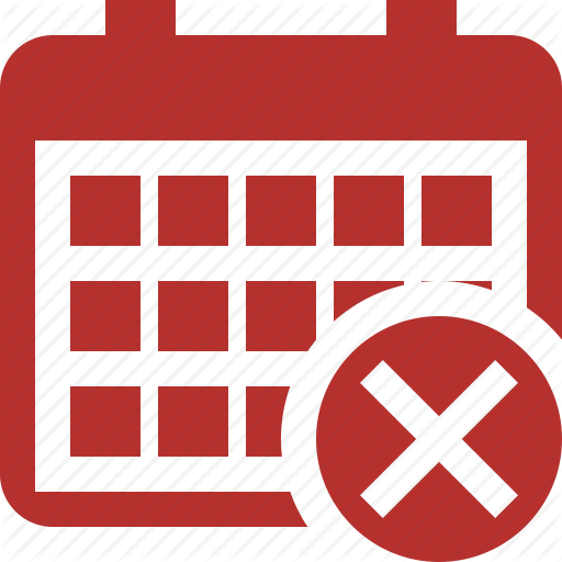 Calendar, Cancel, Date, Day, Event, Month, Schedule Icon