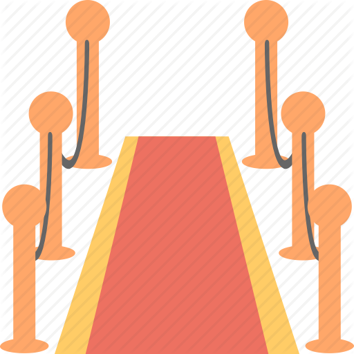 Barrier, Cinema, Entrance, Red Carpet, Vip Icon