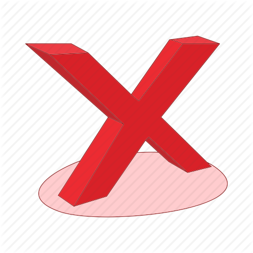 Cartoon, Check, Cross, Mark, No, Tick, Voting Icon