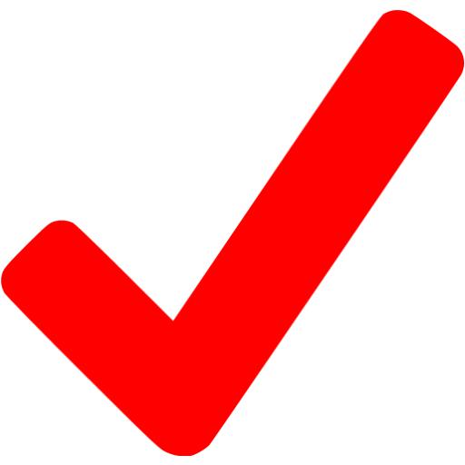 Red Checkmark Icon