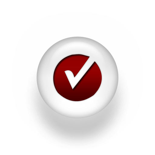Red White Pearl Icon Checkmark Circle Andrea Callahan, Author