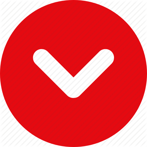 Red Down Arrow Icon