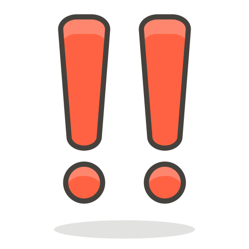 Double, Exclamation, Mark Icon Free Of Free Vector Emoji
