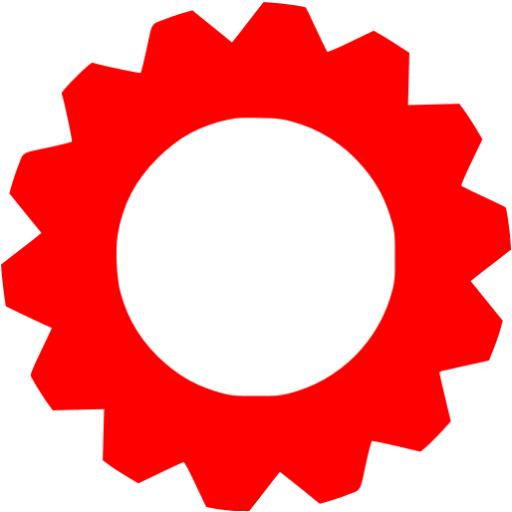 Red Gear Icon
