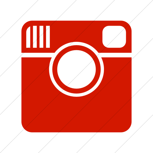 Simple Red Foundation Social Instagram Icon