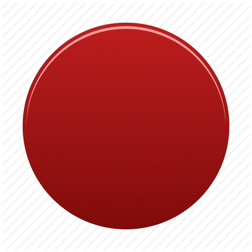 Circle, Red, Round, Shape, Sign, Trafficlight Icon