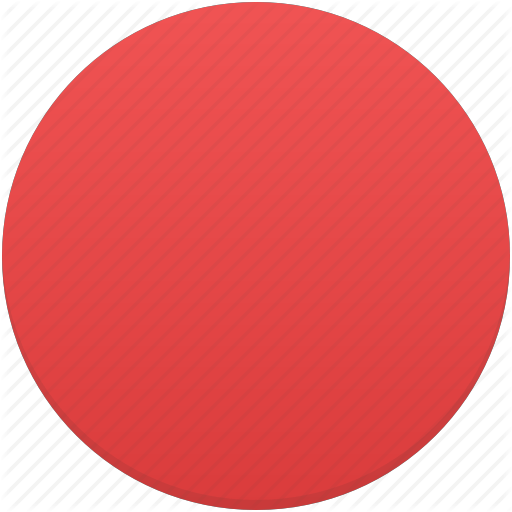 Circle, Red, Round, Trafficlight Icon