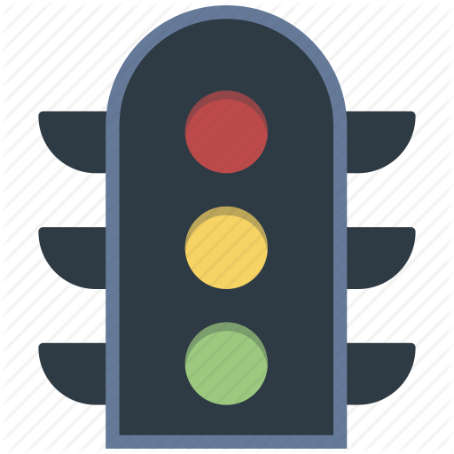 Green, Light, Red, Road, Sign, Traffic, Yellow Icon