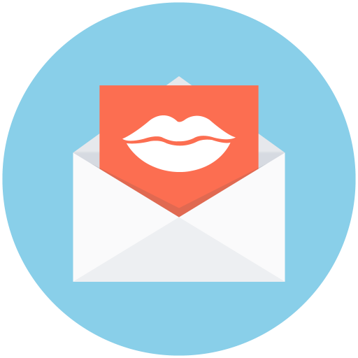 Love, Letter, Lips Icon Free Of Valentines Day Icon Pack