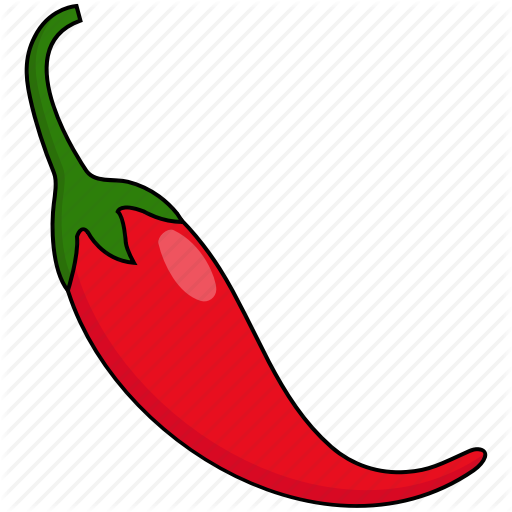 Chili, Colour, Food, Hot, Pepper, Red, Vegetable Icon