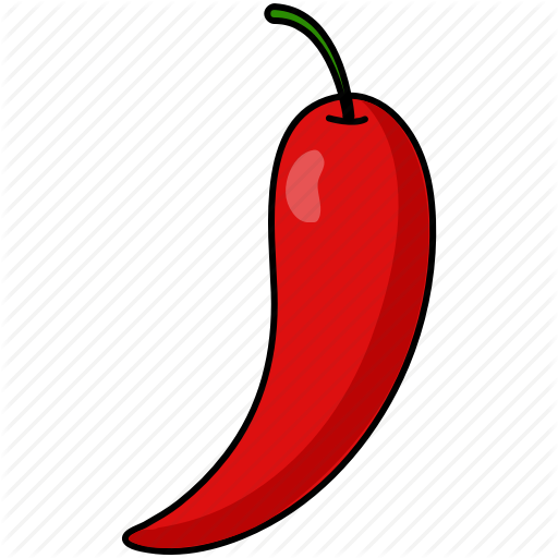 Chili, Pepper, Red Icon