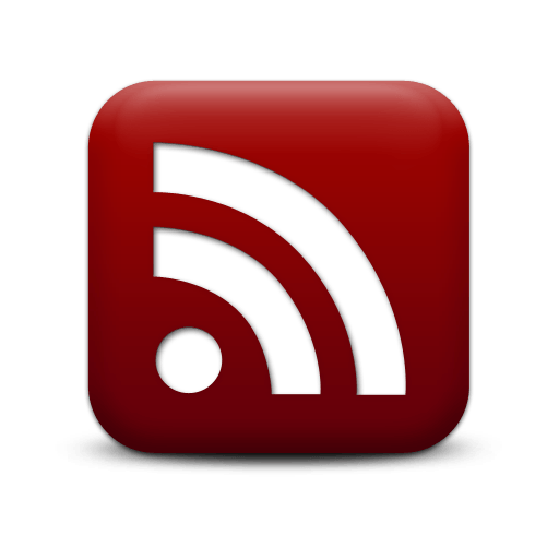 Simple Red Square Icon Social Media Logos Rss Basic Video