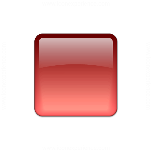 Iconexperience V Collection Bullet Square Glass Red Icon