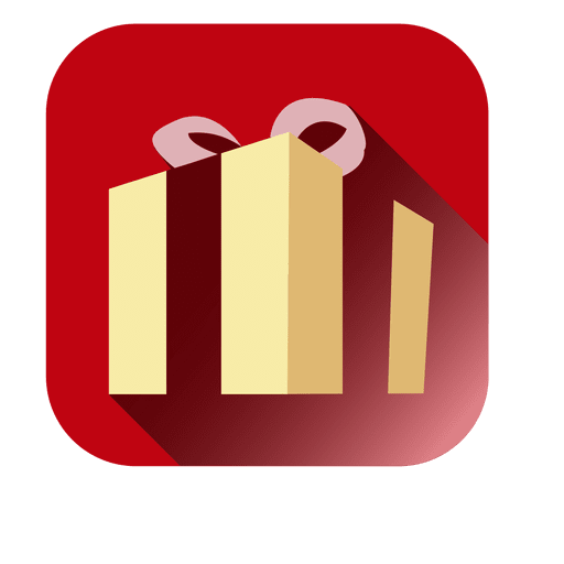 Red Square Giftbox Icon