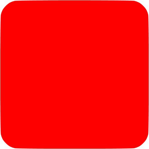 Red Square Rounded Icon