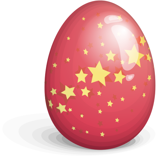 Red Stars Logo Easter Egg Icon Free Icons Download