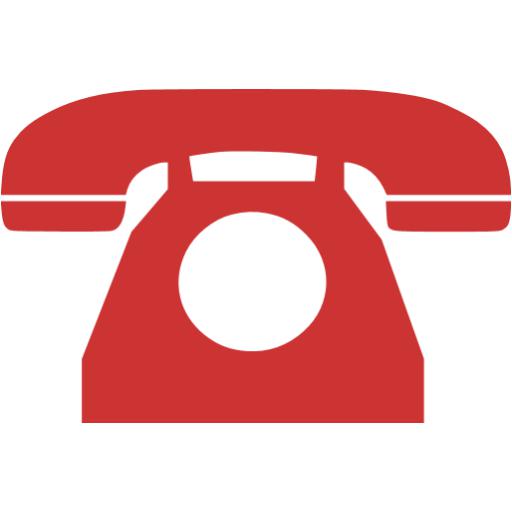 Persian Red Phone Icon