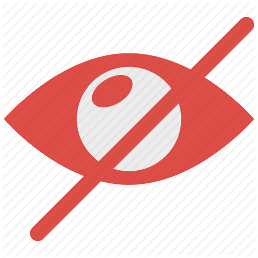 Hidden, Hide, Invisible Icon