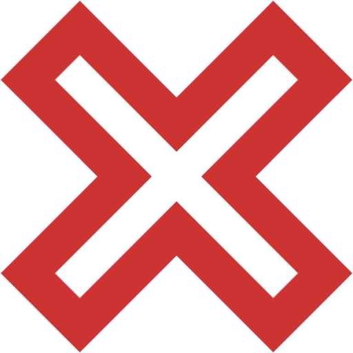 Persian Red X Mark Icon