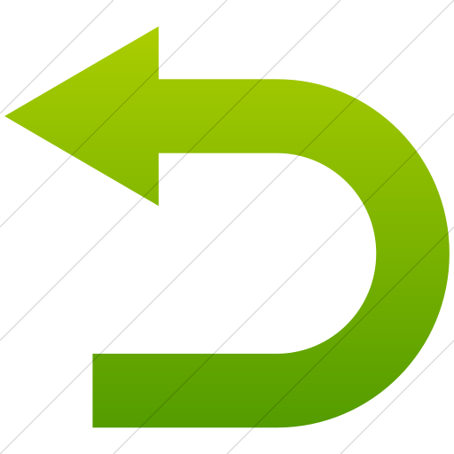 Simple Green Gradient Classic Arrows Redirect Left