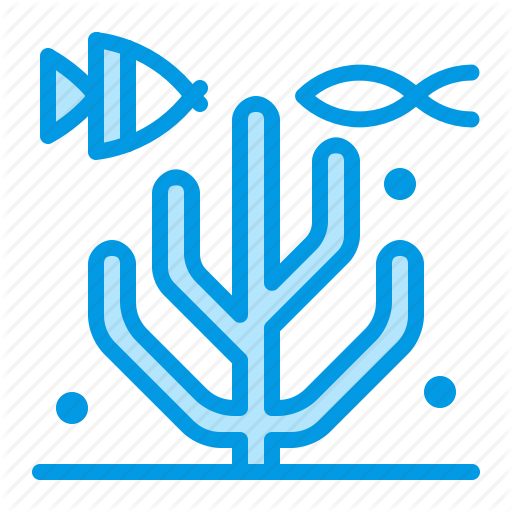 Coral, Fish, Reef, Sea, Underwater Icon