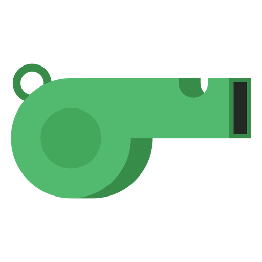 Green Referee Whistle Icon
