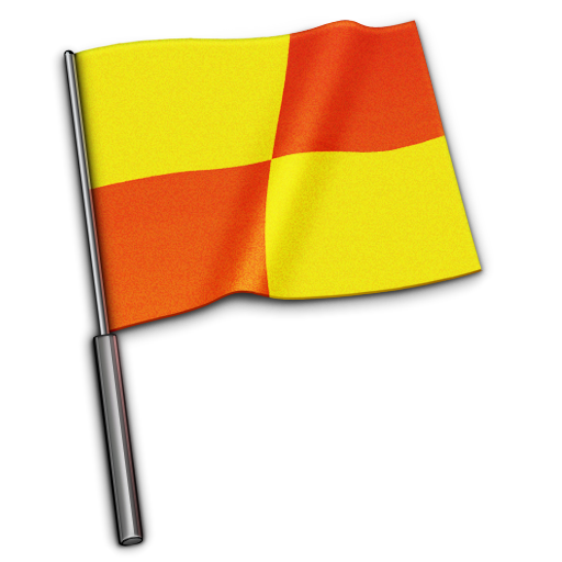 Referee Flag Icon Soccer Iconset