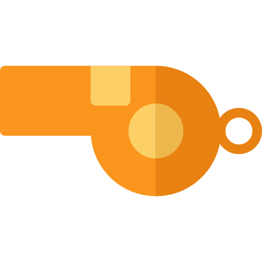 Whistles, Referee, Police Icon