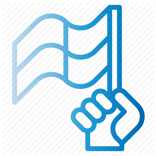 Flag, Foul, Offside, Referee, Rules Icon