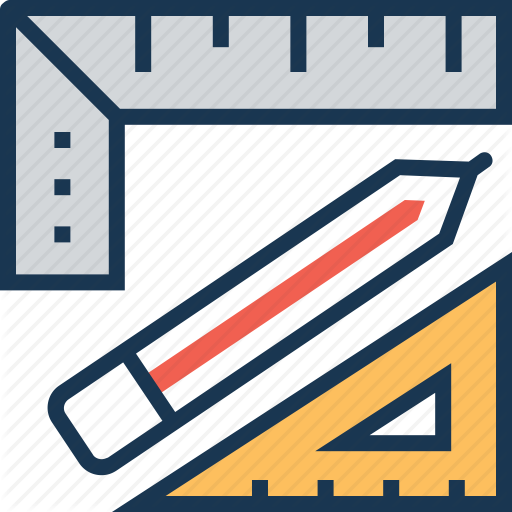 Draft Tool, Geometry, Pencil, Refine, Ruler Icon