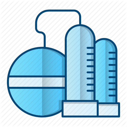 Factory, Oil, Oil Industry, Refinery Icon