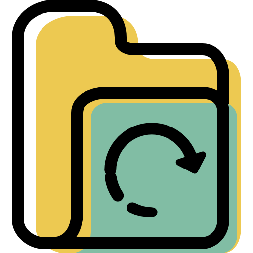 Folder, Refresh Icon Free Of Color Interaction Assets Icons