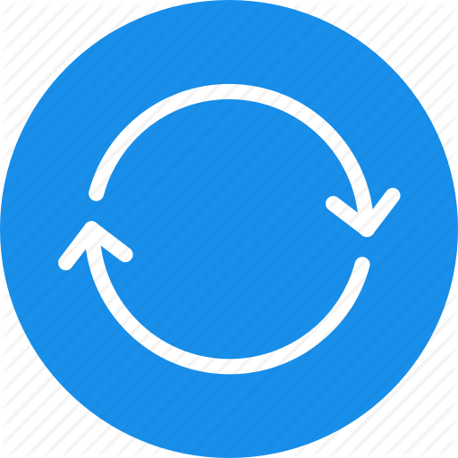 Arrows, Blue, Circle, Refresh, Reload, Sync Icon
