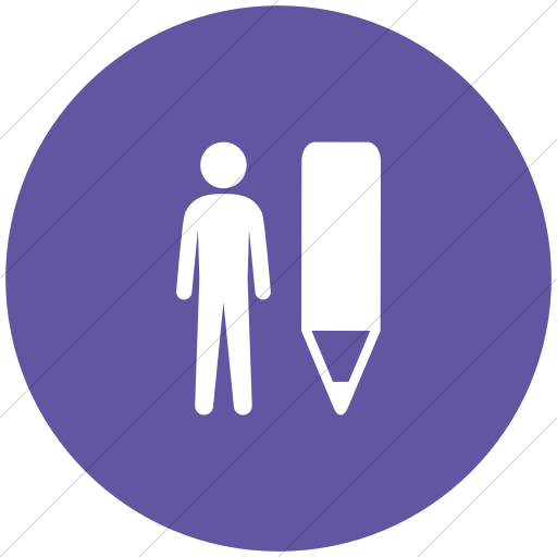 Flat Circle White On Purple Ocha Humanitarians Camp