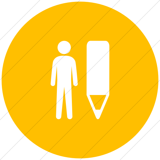 Flat Circle White On Yellow Ocha Humanitarians Camp