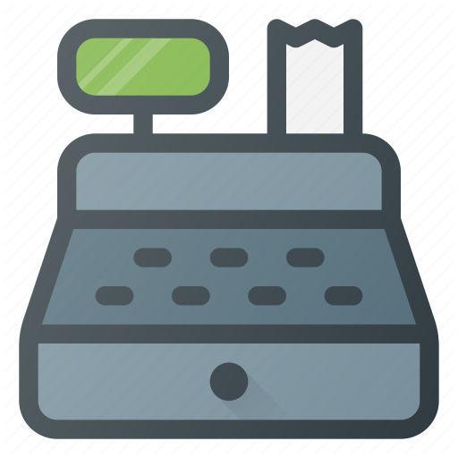 Money, Pay, Payment, Register, Registry Icon