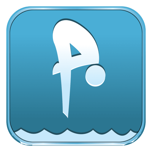 Diving Square Icon