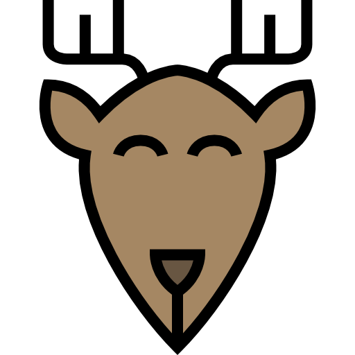 Reindeer Icon Drawing