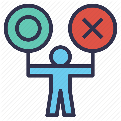 Accept, Choosing, Decision, Making, Reject, Select Icon